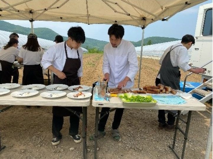 Restaurant at a farm